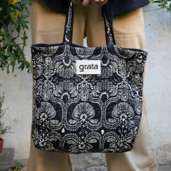 BOLSO ACOLCHADO NEGRO MEENA